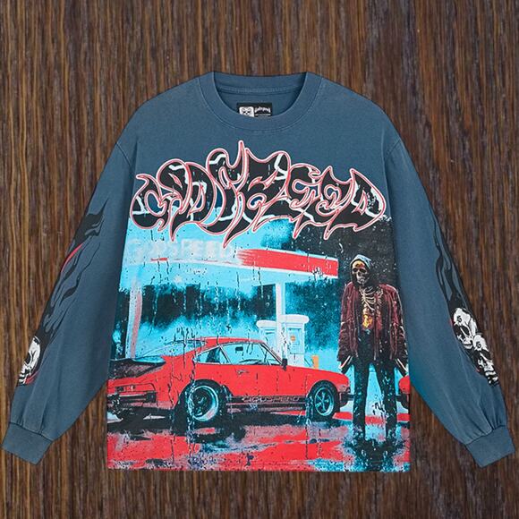 Men's Green Long Sleeve Godspeed